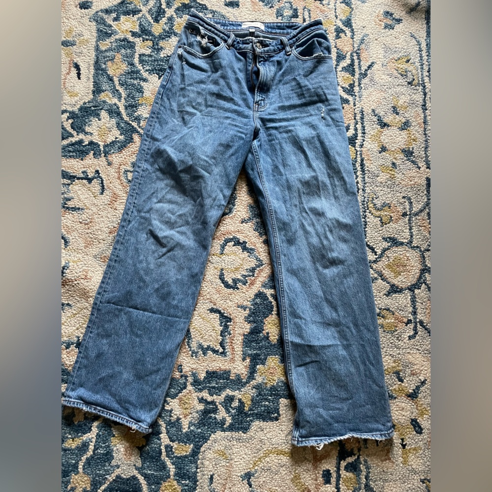 Abercrombie Curve Love relaxed 90s jean